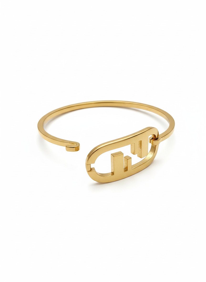 Zigzag link bracelet