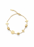 Drum charm dainty bracelet