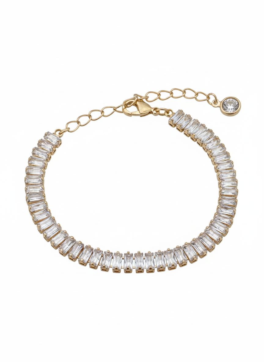 Glass crystal dainty bracelet