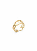 Infiniti Gold chain Ring