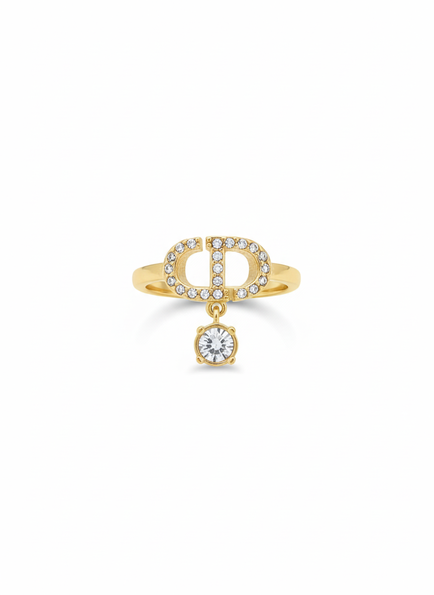 Infinity Hanging stone Ring