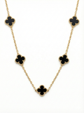 Five Clover Station Necklace