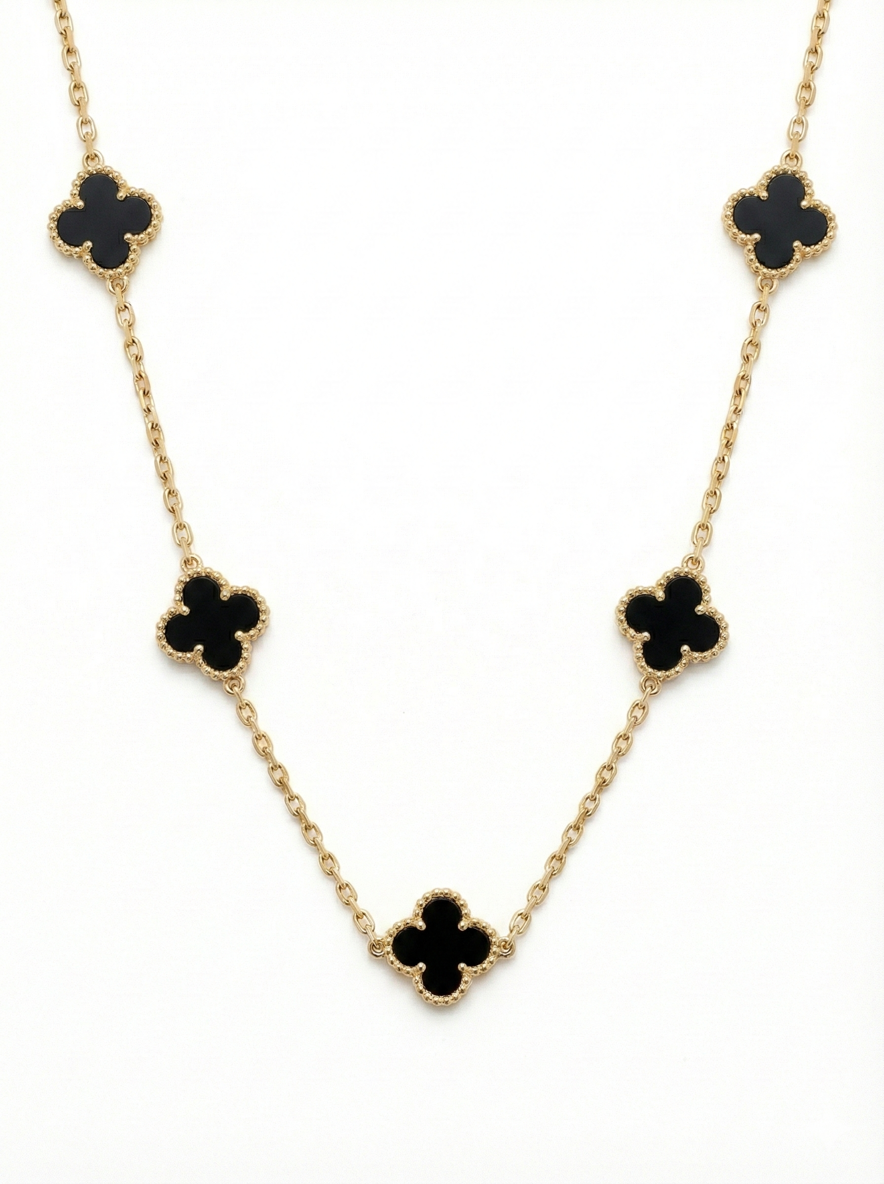 Five Clover Station Necklace