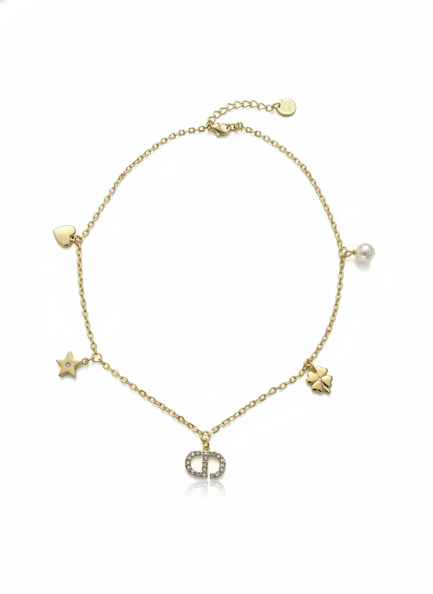 Crystal Charm Necklace