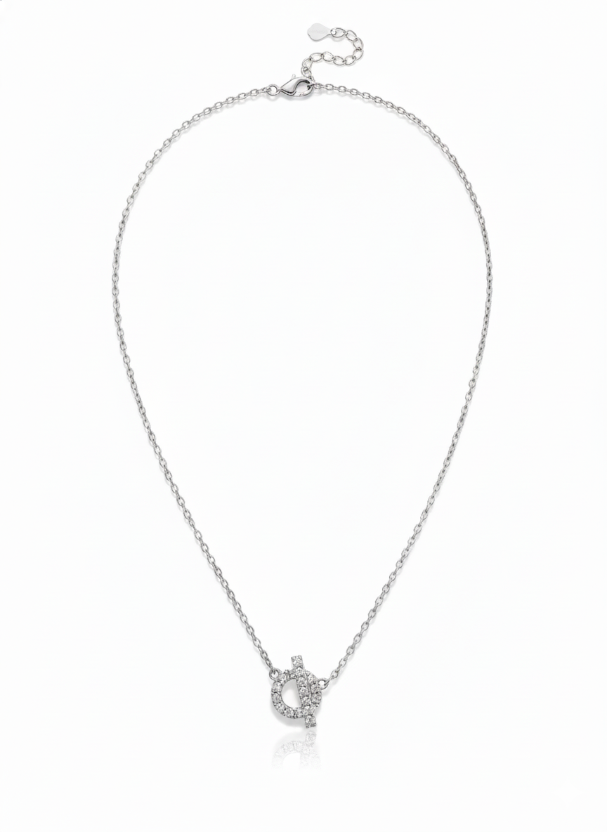 Crystal Toggle Pendant Necklace