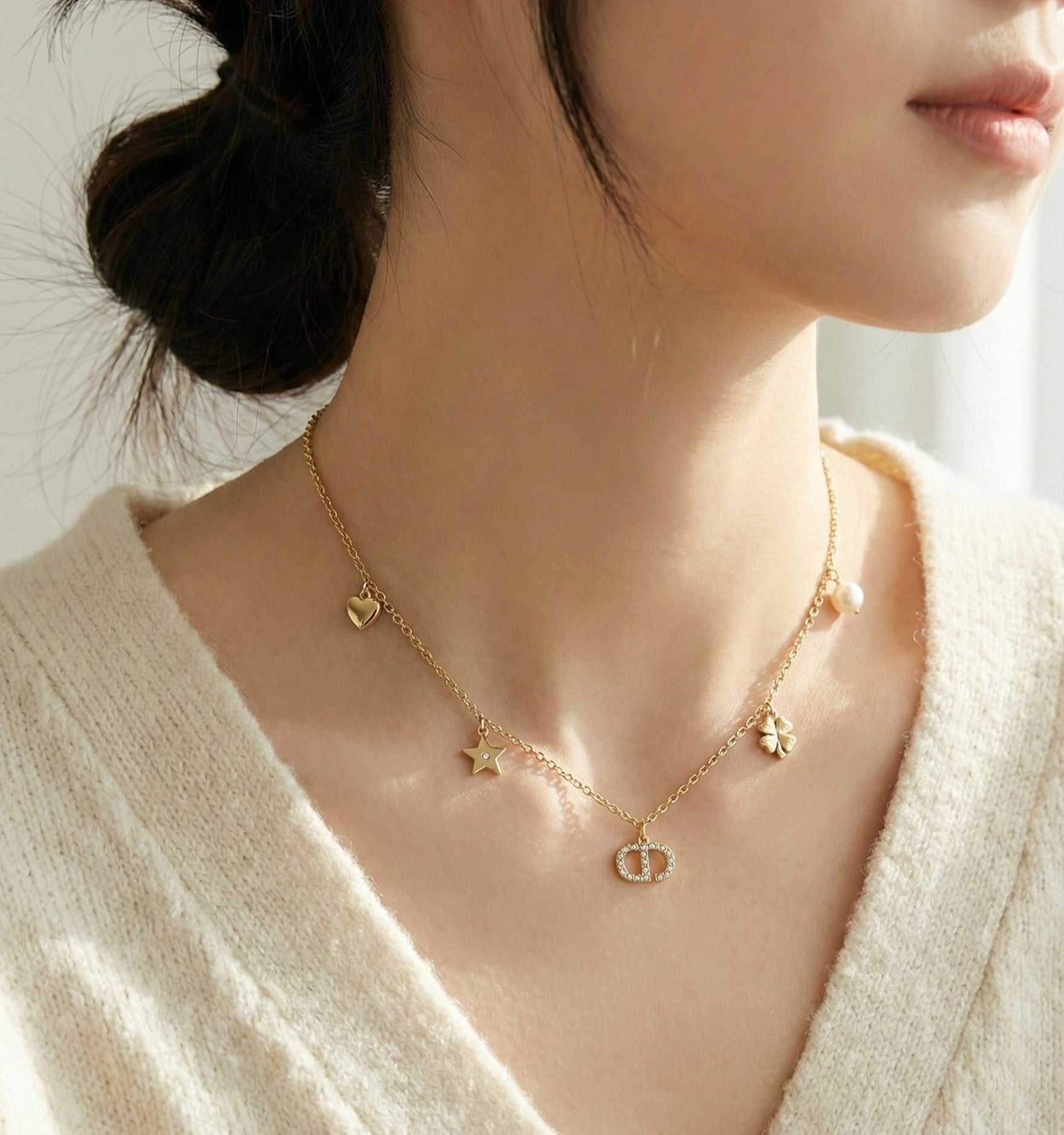 Crystal Charm Necklace