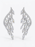 Crystal Wing Drop Earrings