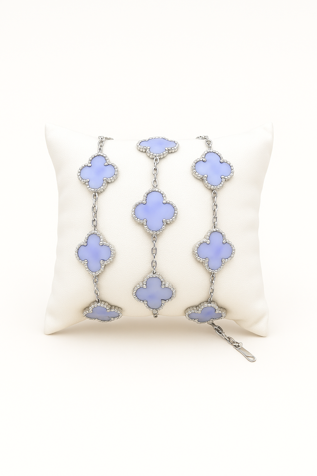 5 motif Bracelet (Silver Chain)