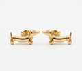 Gold Dachshund Stud Earrings