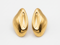 Gold Sculptural Dome Earrings