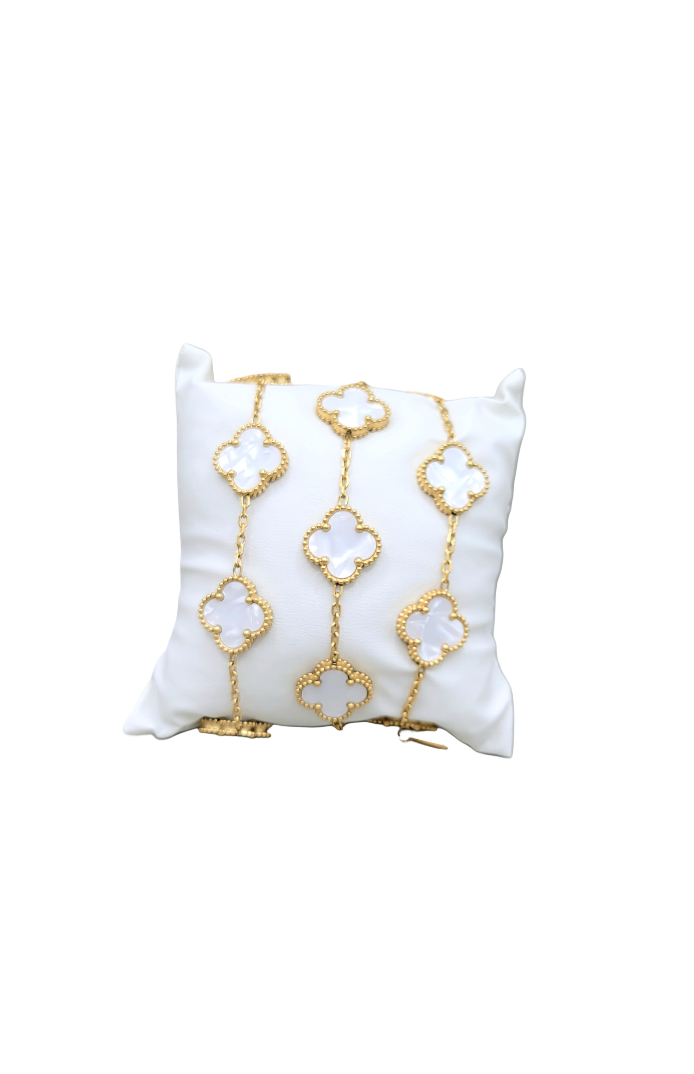 5 motif bracelet (Gold Chain)