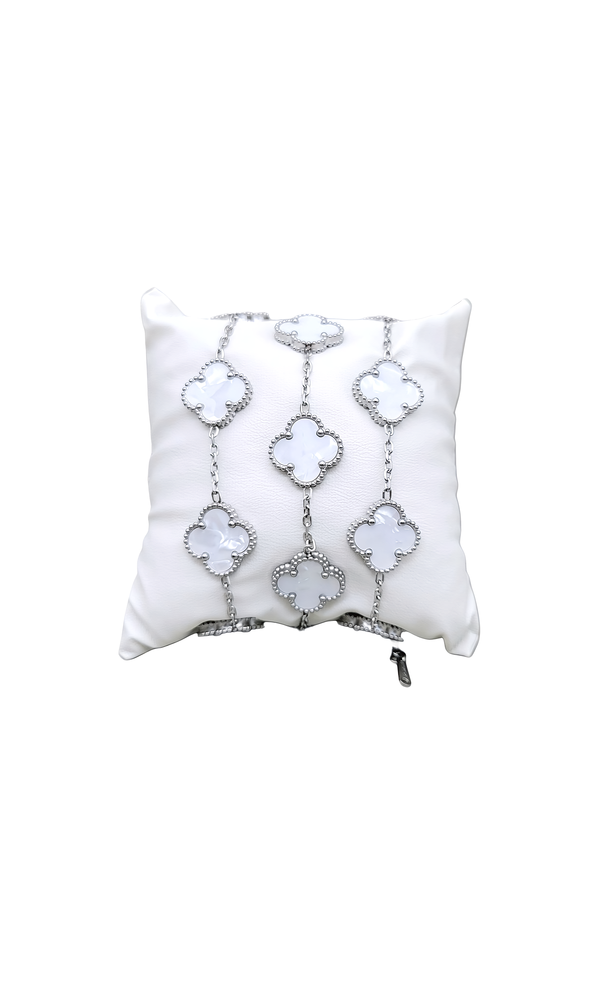 5 motif Bracelet (Silver Chain)